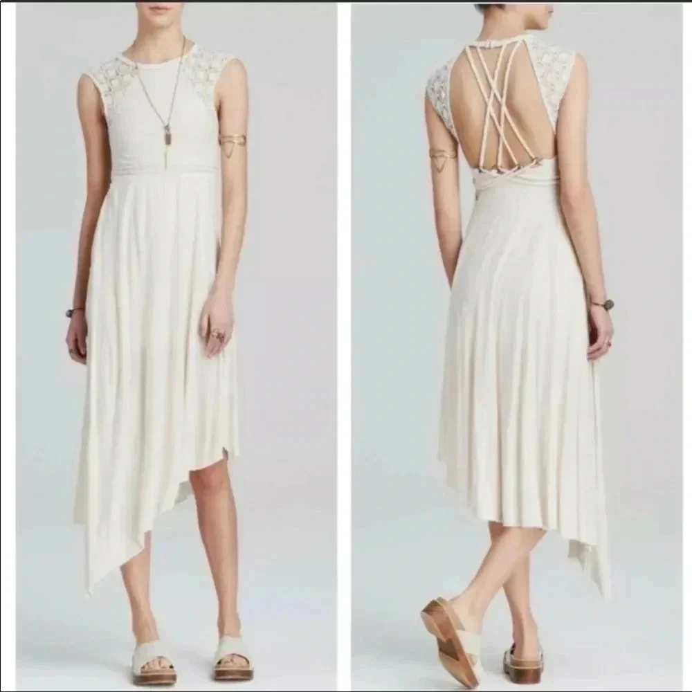 Free people afternoon delight asymmetrical dress - Picture 4 of 11
